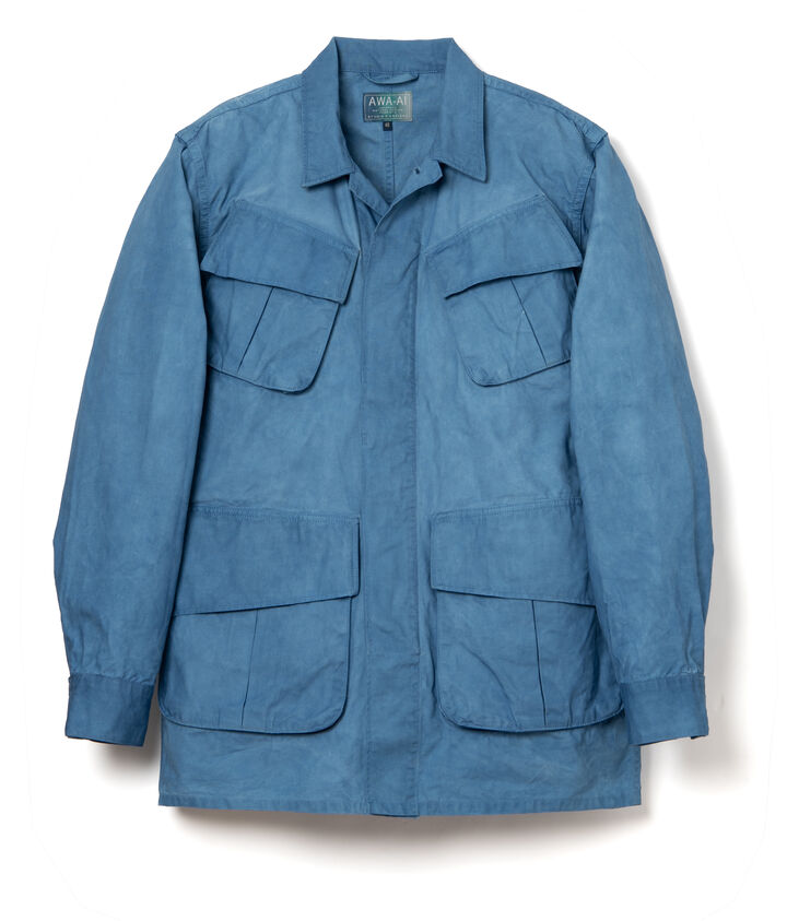 4590 Awa Shoai Hand Dyed Tropical Jacket,, medium