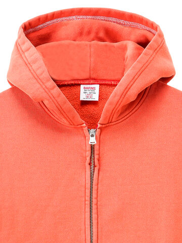 BARNS BR-3010 VINTAGE ZIP PARKA COZUN SWEAT MADE BY UNION SPECIAL (RED),RED, small image number 1