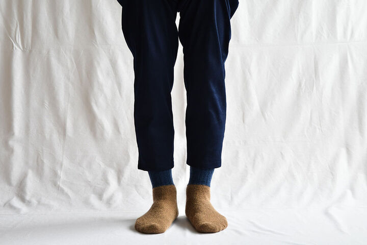 NK0704 Mohair Wool Pile Socks-NAVY-M,NAVY, medium image number 8
