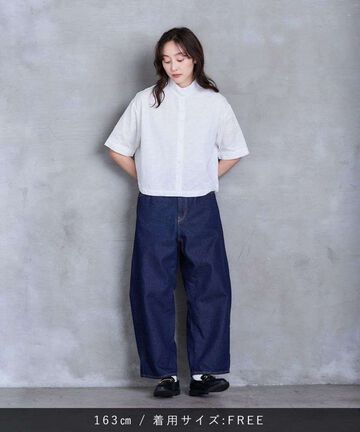 STSS0010 CALM SS OKKAKE SHIRT,WHITE, small image number 3