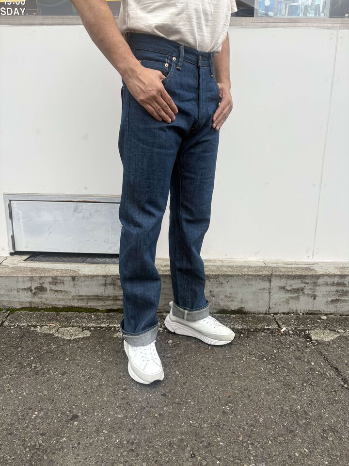 ONI271-OFBD 13.7oz Old Fade Blue Denim Just Right Straight,, medium image number 1