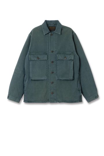 【Pre-Order】4673 Indigo Green Military Jacket,INDIGO GREEN, small image number 0