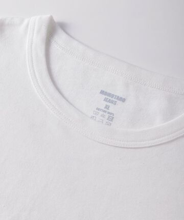 MZTS0003 ZIMBABWE COTTON DENIMPOCKET S/S T-SHIRTS,WHITE, small image number 1