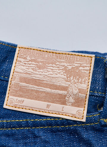 S710XX17OZ-SLB 17oz "MURAKUMO" SLUB SLIM STRAIGHT JEANS,, small image number 9