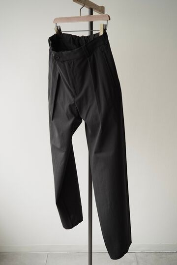 241PT02 Washable Wool Tro / The Slacks,BLACK, small image number 0