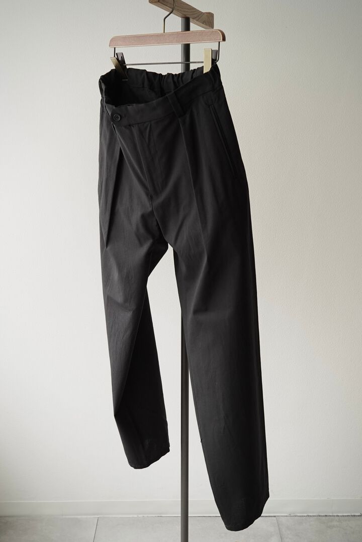 241PT02 Washable Wool Tro / The Slacks,BLACK, medium image number 0