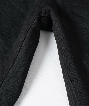 J214 14oz Tapered Model Black Denim Selvedge-One Wash-31,, small image number 9