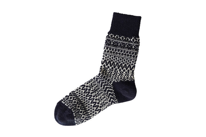 NK0120 Wool Jacquard Socks