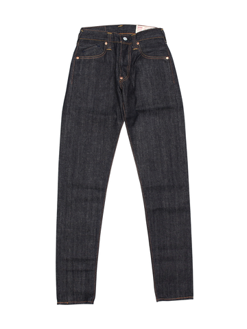 EGD2000TDRED #2000T 14.5oz No.1 DENIM Slim Fit Tapard Jeans (KAMOME/ RED),, small image number 0