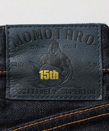 15THB09 15.7oz Deep Blue Broken Selvedge Denim Classic Straight Jeans-One Washed-29,, small image number 4