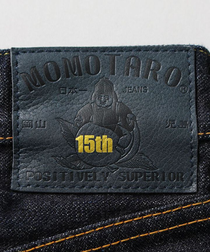 15THB09 15.7oz Deep Blue Broken Selvedge Denim Classic Straight Jeans-One Washed-29,, medium image number 4