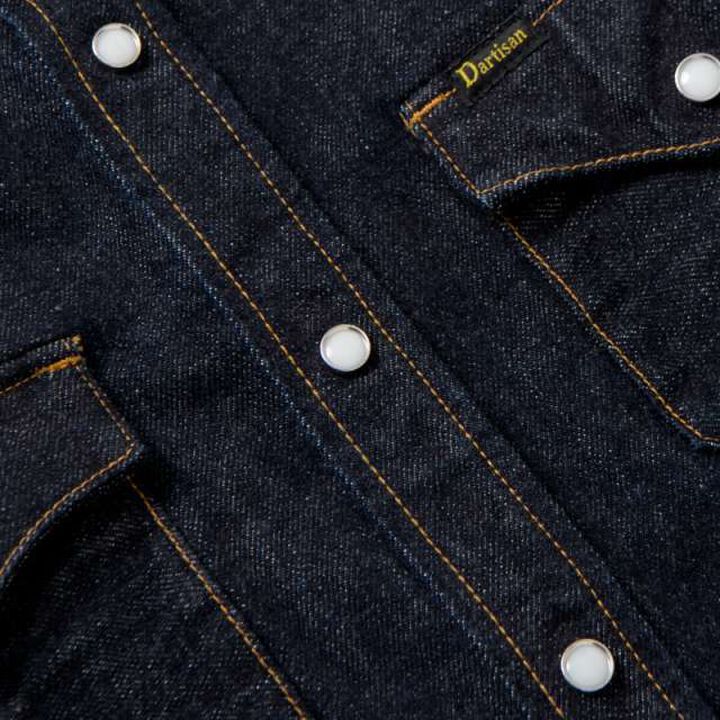 D5571 14oz denim western shirt,, medium image number 2