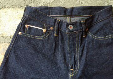 GZ-16SLST-Z01HBZIPOW 16oz Herringbone ZIP jeans Slim Straight(One washed),, small image number 5