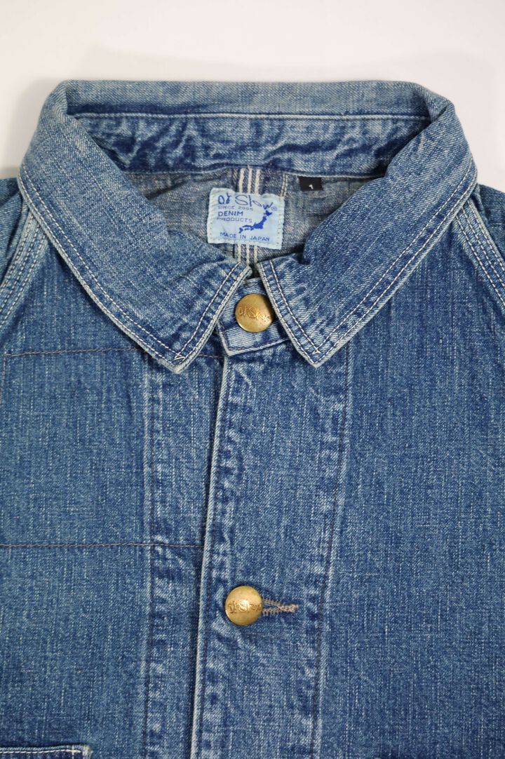 03-6140 50's DENIM COVERALL (USED WASH),, medium image number 2