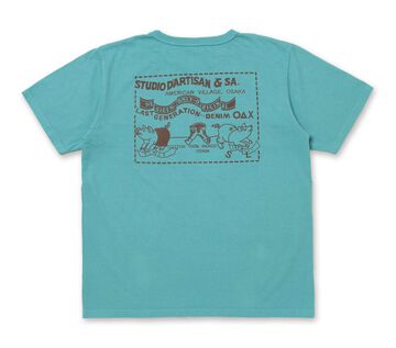 8161A Denim Pocket Print T-shirts,WHITE, small image number 5
