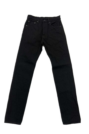 ONI246CCD-BKBK 15oz Crushed Concrete Denim Black x Black Kabuki Selvedge  Neat Straight,, small image number 7