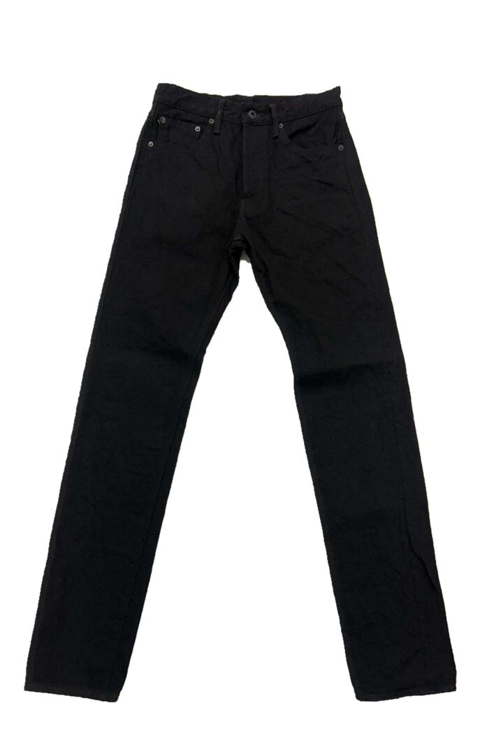 ONI246CCD-BKBK 15oz Crushed Concrete Denim Black x Black Kabuki Selvedge  Neat Straight,, medium image number 7