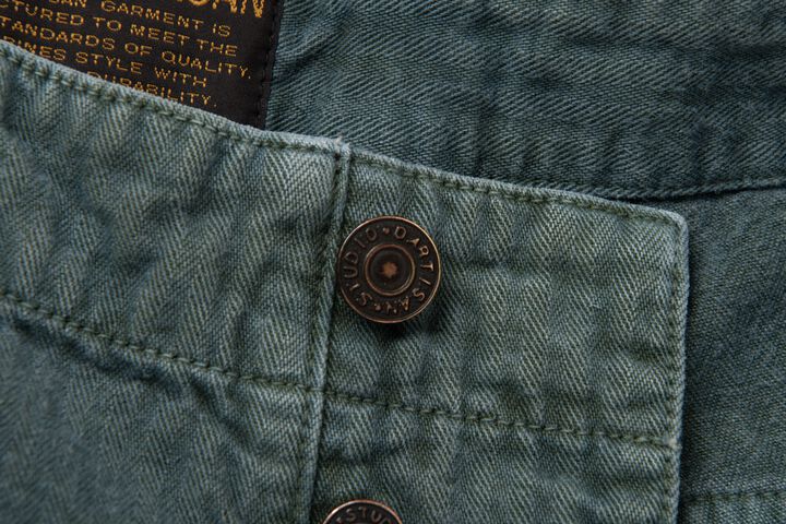 【Pre-Order】1945  Indigo Green Baler Pants Regular Straight,INDIGO GREEN, medium image number 9