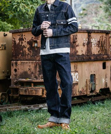 Momotaro Jeans vintage label 0901 15.7oz Classic straight-One Washed-30,, small image number 15
