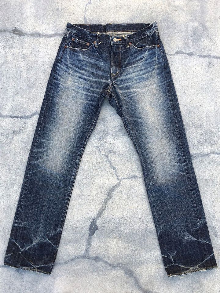 52294 Color2(Light Indigo) Front zipper Straight 5 pocket Slim,, medium