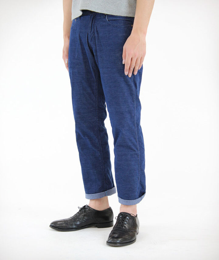 JB2101 TC CORDUROY ANKLE CUT SLIM STRETCH (Navy),, medium image number 10