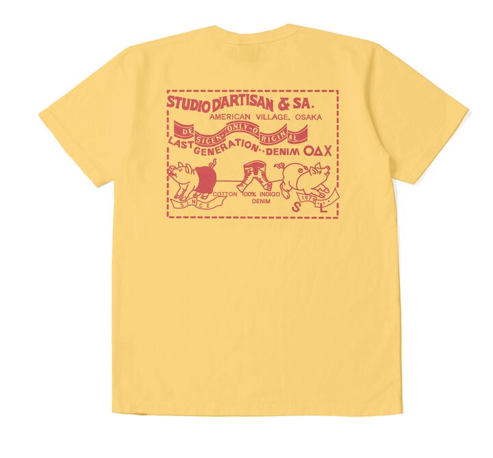 8235 US Cotton Standard Print T-shirts,WHITE, medium image number 2