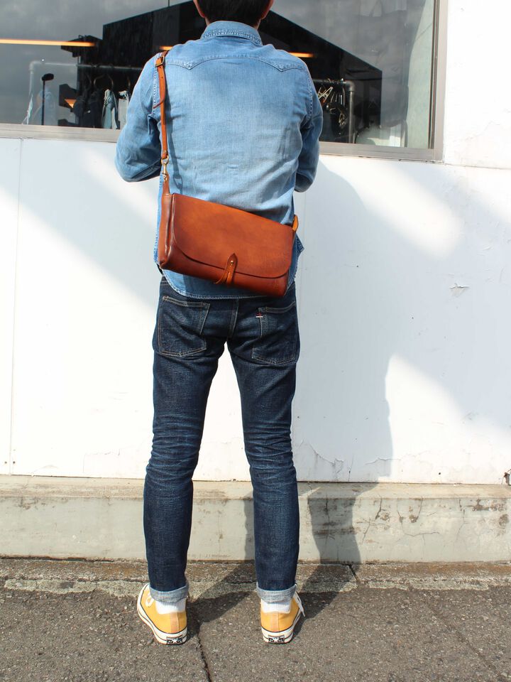 VS240LMST LEATHER 3WAY CLUTCH BAG(CAMEL MASTARD),, medium image number 5