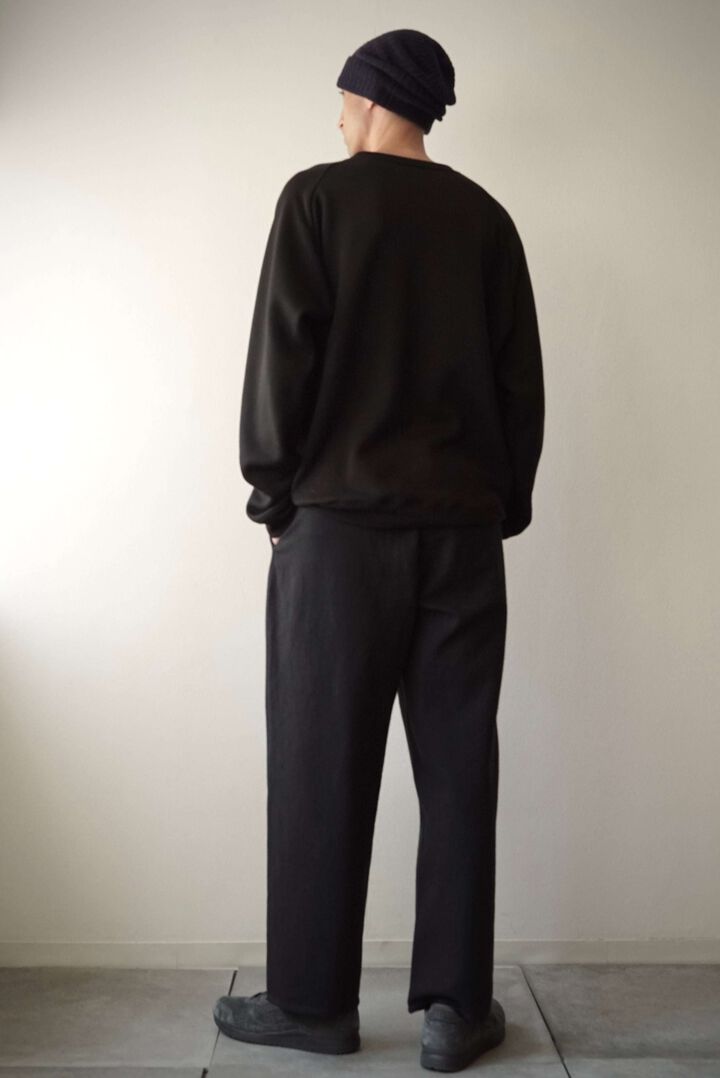 【CAPERTICA】CAP708PT45 Lite Sashiko / Wide Leg Pants,BLACK, medium image number 9