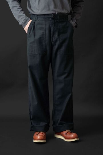 WR573F (61) FATIGUE PANTS (BLACK),BLACK, small image number 0