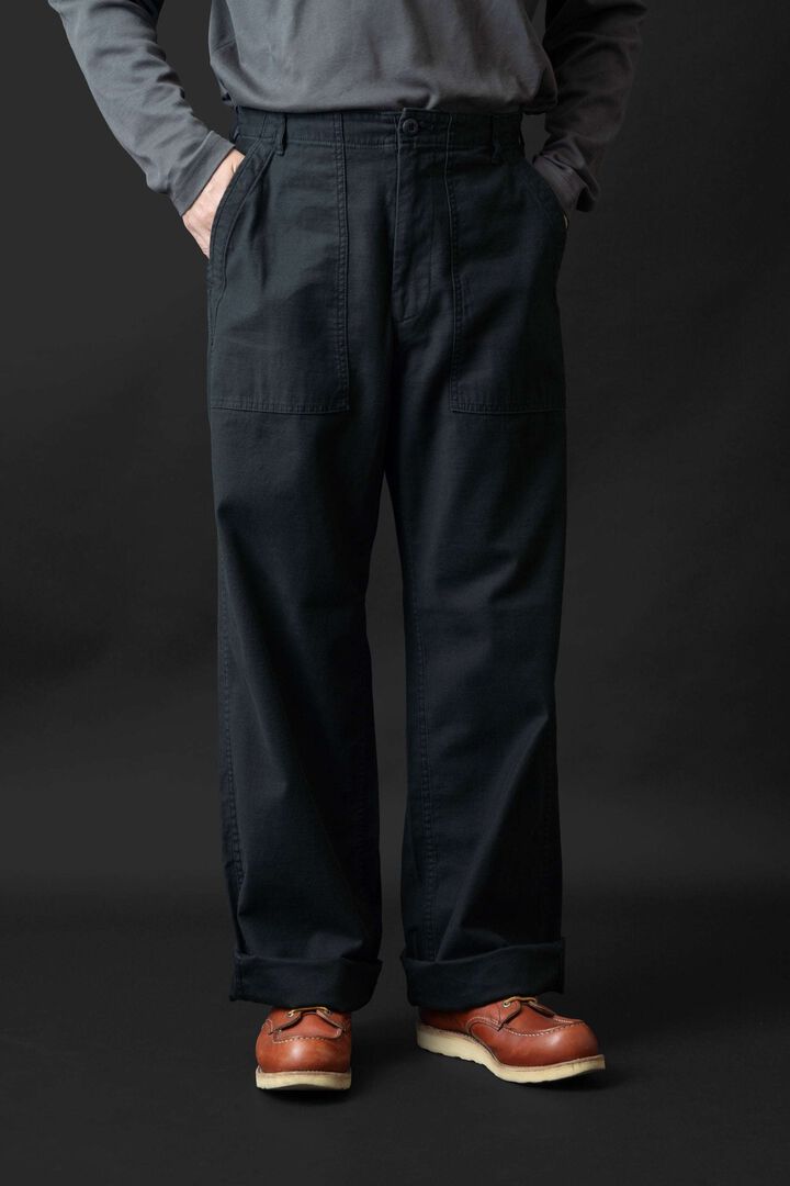 WR573F (61) FATIGUE PANTS (BLACK),, medium