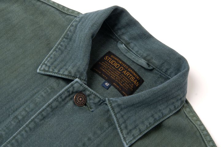 【Pre-Order】4673 Indigo Green Military Jacket,INDIGO GREEN, medium image number 2