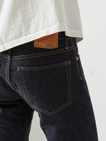 D021D-1501-002 Slim STR XX type2-OneWash- / Slim One Washed denim,, small image number 8