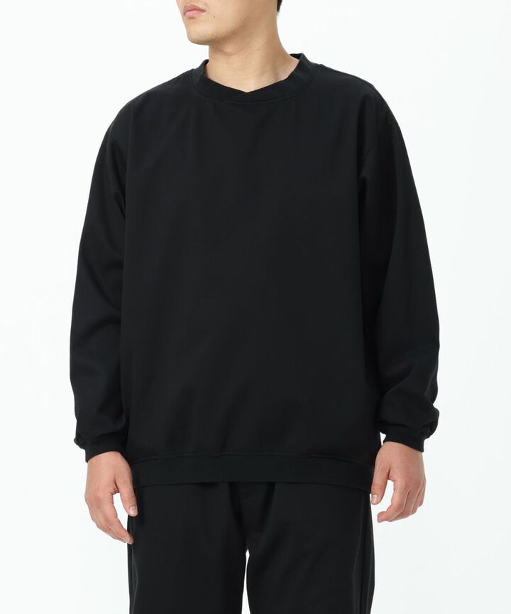 JLS1030M31 BASIC SATIN SHIRT-BLACK-XL,BLACK, medium image number 2