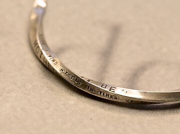 13AJ-381 Stamped & Twisted Bangle -Thin-,, small image number 3