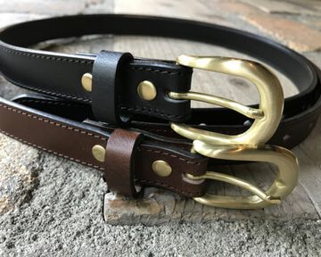 GZ-BNLB GZ-BNLB Buttero Narrow Belt (Black),, small image number 1