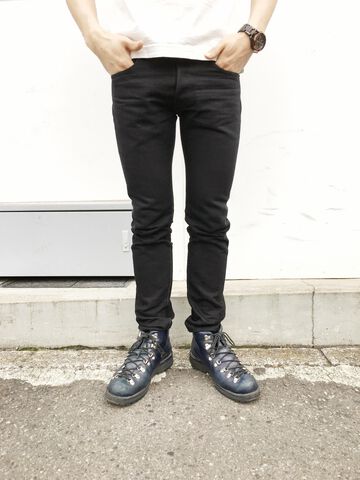 BKUT1 15oz Black Selvedge Denim Urban Tapered-One Wash-36,, small image number 2
