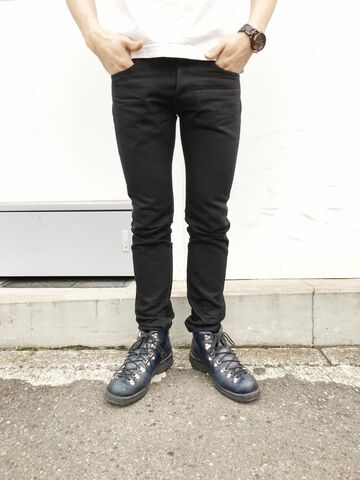 BKUT1 15oz Black Selvedge Denim Urban Tapered-One Wash-33,, small image number 2