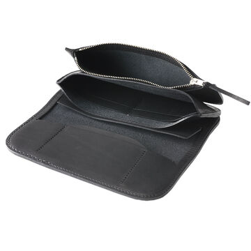 PAILOT RIVER PR-CW02-RG (REDMOON) Long Wallet PR-CW02-RG (Oil Leather Black
 Oil Leather Red Brown
 Oil Leather Dark Brown
 Saddle Leather Natural),OIL LEATHER BLACK, small image number 11