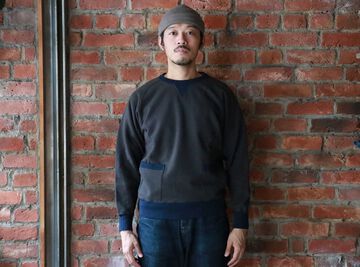 TR21AW-204 Freedom SweatShirt-CHACOAL / NAVY-40,CHACOAL / NAVY, small image number 2
