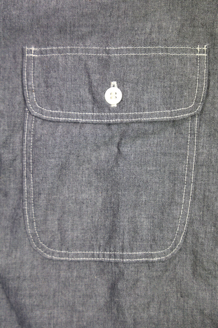 01-8064 Chambray Work Shirt (64 Gray),, medium image number 3
