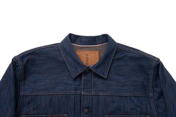 D4615 15oz Awa Sho-ai Kakishibu Denim Jacket,, small image number 4