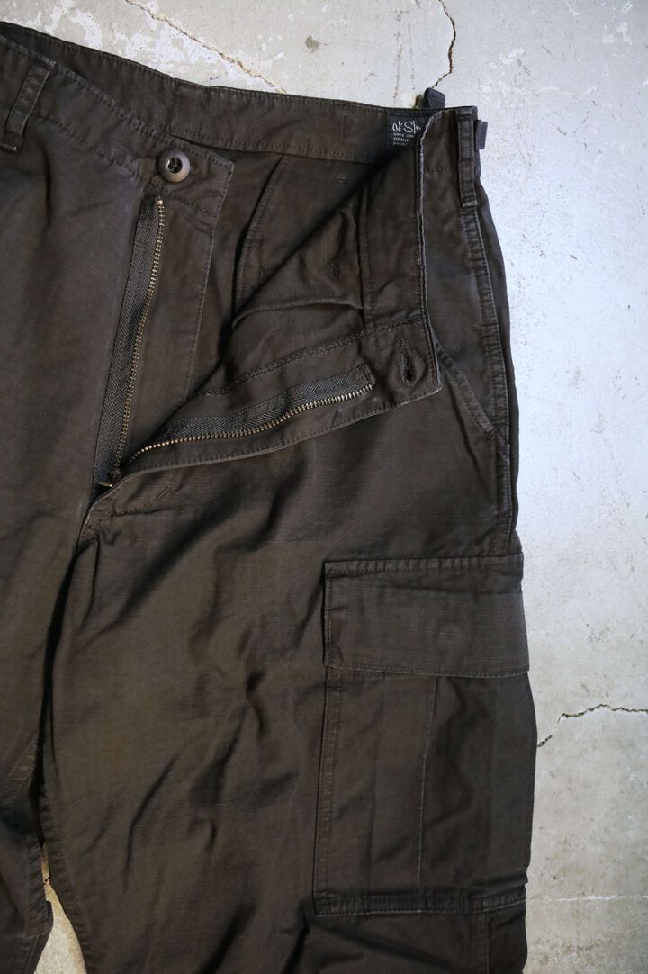 03-V5260 RIP VINTAGE FIT 6 POCKETS CARGO PANTS (61S BLACK STONE),, medium image number 2