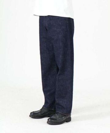 J504 CIRCLE  12.5oz African cotton vintage Selvedge Loose Straight (One washed),, small image number 1