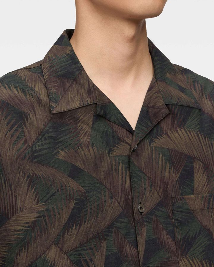 MMSS6000 CYCADS PATTERN S/S SHIRT,GREEN, medium image number 10