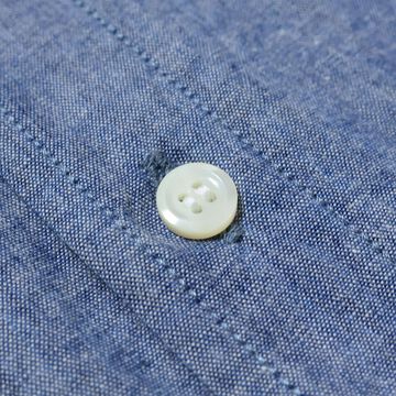 F3501 CHAMBRAY B.D SHIRT,BLUE, small image number 7