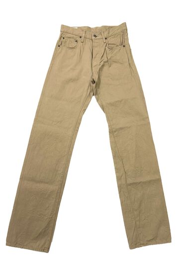 ONI266SVC-KHB Selvedge Chino Khaki Beige Relax Straight,, small image number 6