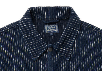 4587 13oz RAIN Sashiko Jacket,INDIGO, small image number 2