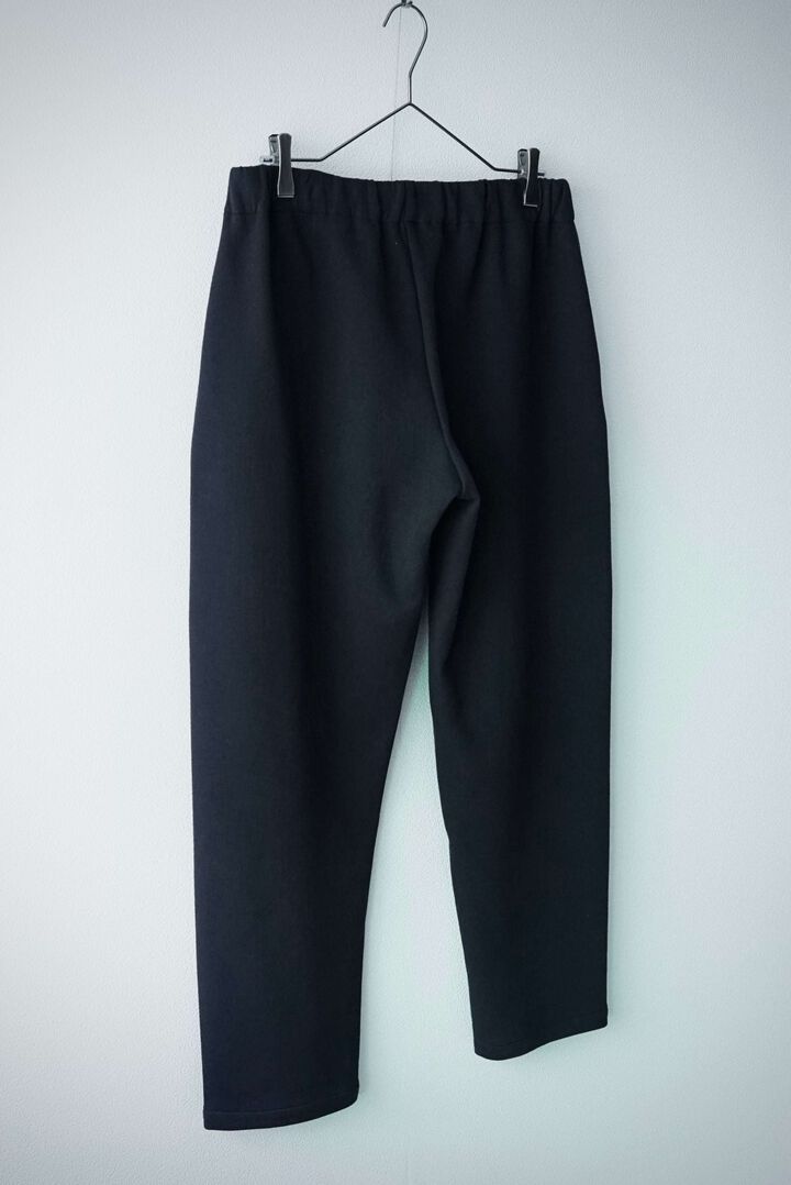 【vleed prologue】VL-005 Multi High Function Double Knit / Taperd Easy Pants,SUMIKURO x BLACK, medium image number 6