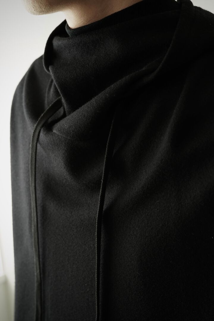 【CAPERTICA】CAP707CS35 Super140s Washable Wool MW_Jersey / F/G-Parka,BLACK, medium image number 2