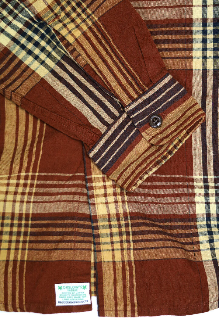 01-8064 Chambray Work Shirt (C53 Brown Check),, medium image number 4